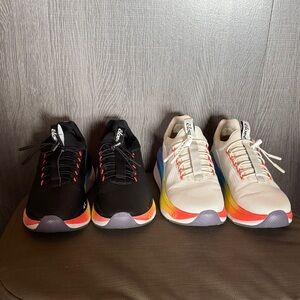 $125/each or $200/both pair. Size 7.5. Clove Pride (rainbow) Women’s June 2025